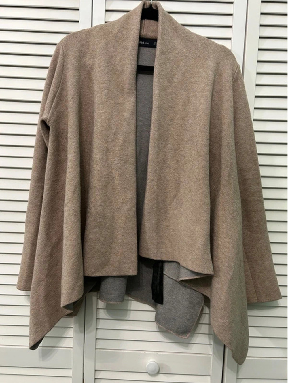 Zara Small Medium Knit Sweater Shawl #38